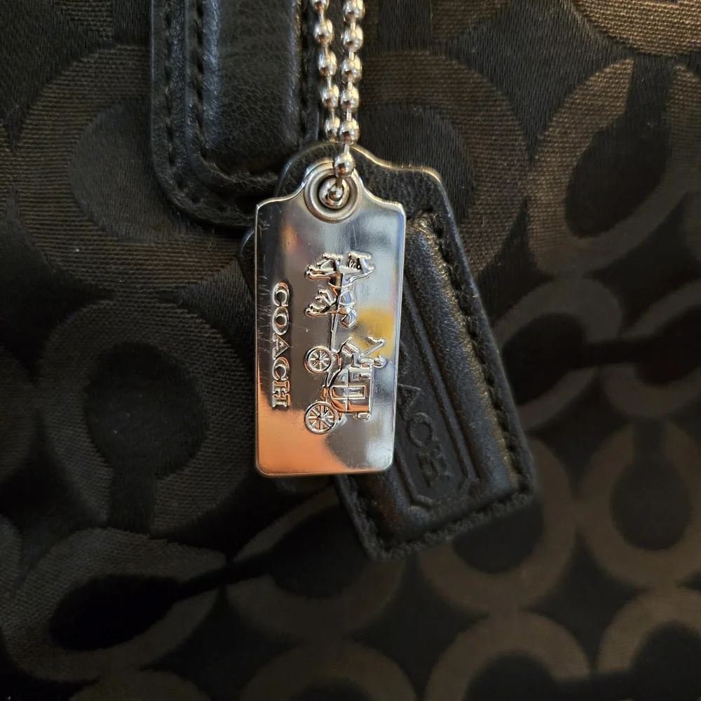 Coach Madison Op Art Sateen Mini Satchel - Picture 2 of 15